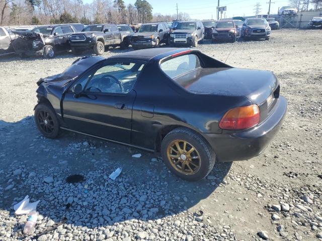 JHMEG1243PS012731 - 1993 HONDA CIVIC DEL SOL S BLACK photo 2