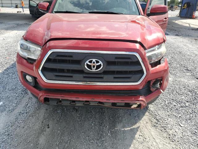 5TFAX5GN2HX085036 - 2017 TOYOTA TACOMA DOUBLE CAB RED photo 11
