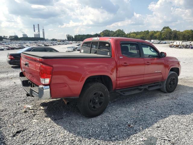 5TFAX5GN2HX085036 - 2017 TOYOTA TACOMA DOUBLE CAB RED photo 3