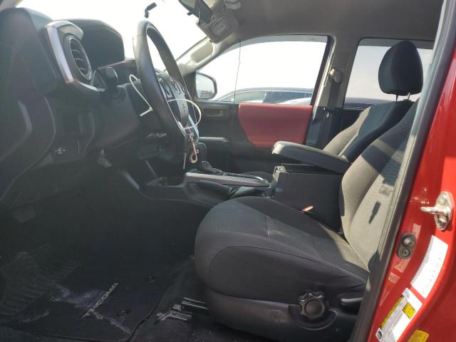 5TFAX5GN2HX085036 - 2017 TOYOTA TACOMA DOUBLE CAB RED photo 7