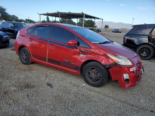 JTDKN3DU2A5013023 - 2010 TOYOTA PRIUS წითელი ფოტო 4