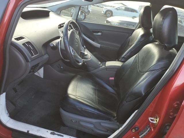 JTDKN3DU2A5013023 - 2010 TOYOTA PRIUS წითელი ფოტო 7