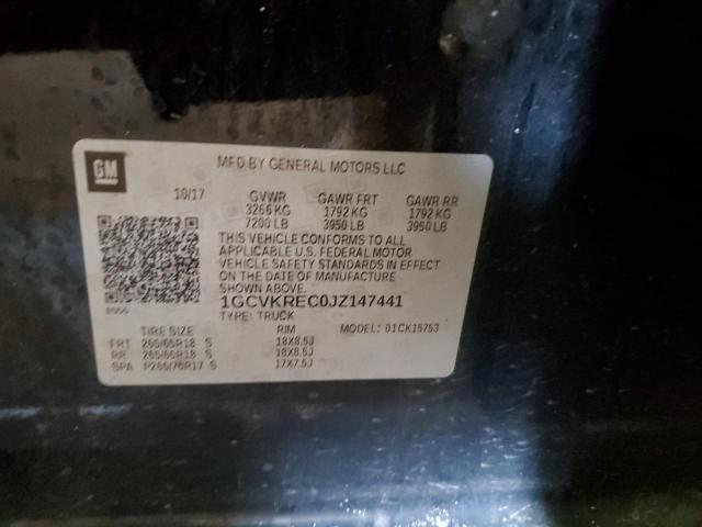 1GCVKREC0JZ147441 - 2018 CHEVROLET SILVERADO K1500 LT Siyah fotoğraf 13