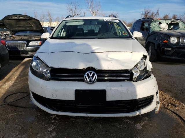 3VWPL7AJ7DM680498 - 2013 VOLKSWAGEN JETTA TDI WHITE photo 5