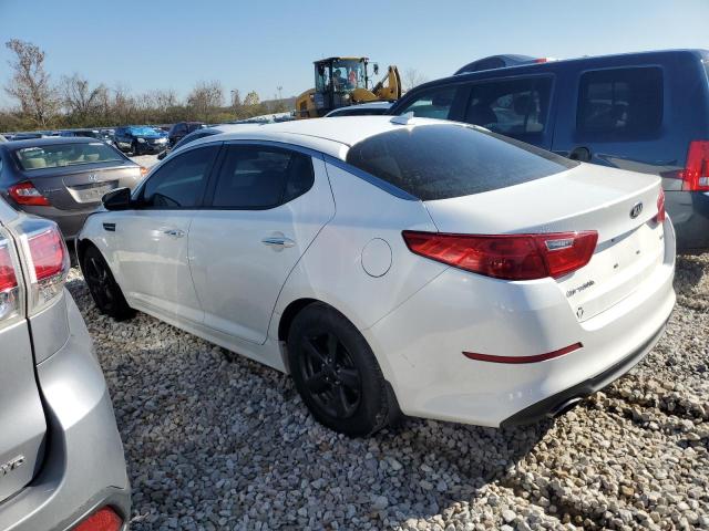 KNAGM4A73F5564367 - 2015 KIA OPTIMA LX WHITE photo 2