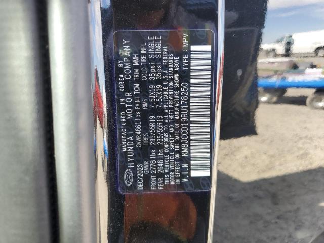 KM8JCCD19RU178250 - 2024 HYUNDAI TUCSON SEL CONVENIENCE BLACK photo 13