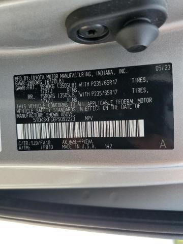 5TDKSKFC6PS092223 - 2023 TOYOTA SIENNA LE Gümüş fotoğraf 13