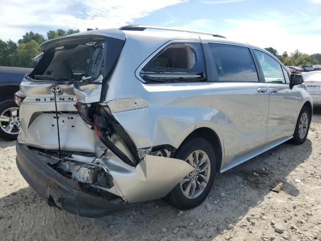 5TDKSKFC6PS092223 - 2023 TOYOTA SIENNA LE Gümüş fotoğraf 3