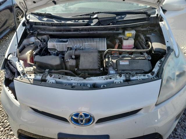 JTDKN3DU3D5638891 - 2013 TOYOTA PRIUS WHITE photo 11