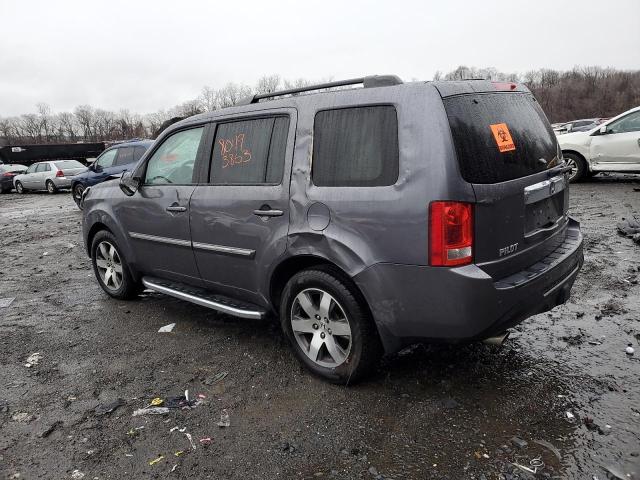 5FNYF4H90FB027446 - 2015 HONDA PILOT TOURING GRAY photo 2