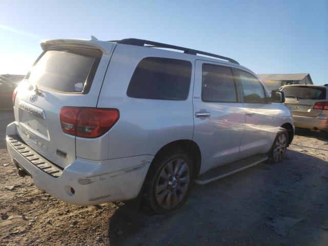 5TDYY5G17AS025368 - 2010 TOYOTA SEQUOIA PLATINUM WHITE photo 3