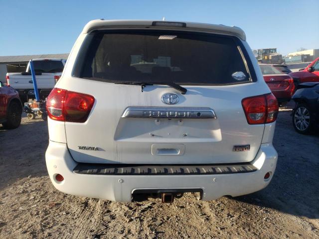 5TDYY5G17AS025368 - 2010 TOYOTA SEQUOIA PLATINUM WHITE photo 6