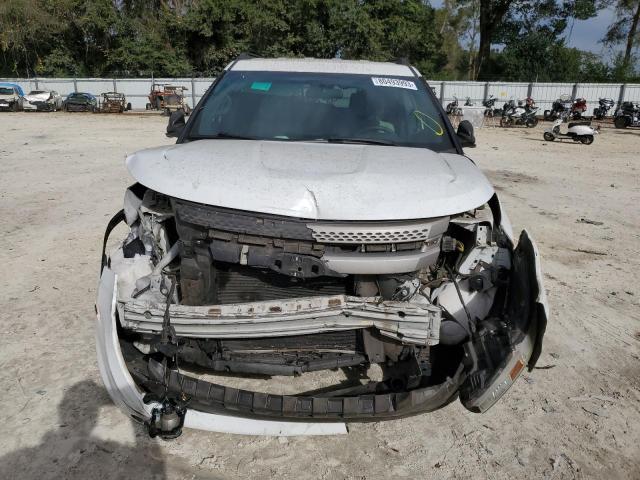 1FM5K7B82DGB24873 - 2013 FORD EXPLORER WHITE photo 5