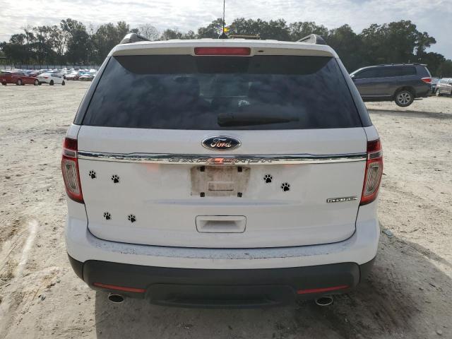 1FM5K7B82DGB24873 - 2013 FORD EXPLORER WHITE photo 6