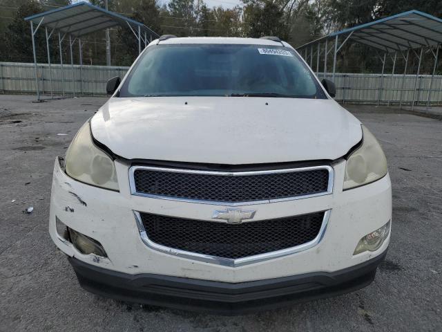 1GNKREED5BJ132554 - 2011 CHEVROLET TRAVERSE LS WHITE photo 5