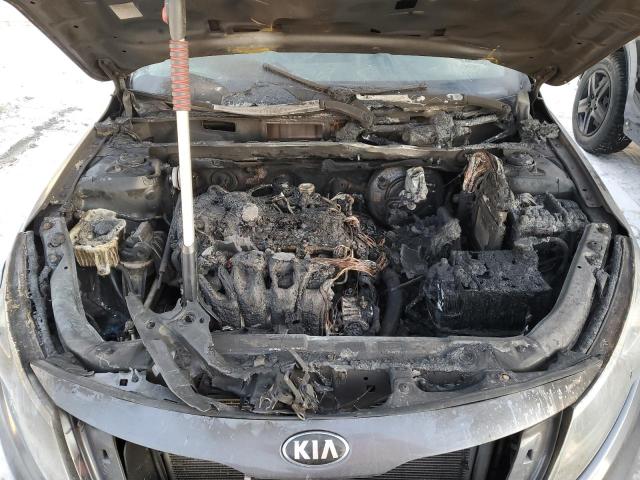 KNAGN4A70D5329791 - 2013 KIA OPTIMA EX GRAY photo 11