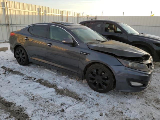 KNAGN4A70D5329791 - 2013 KIA OPTIMA EX GRAY photo 4