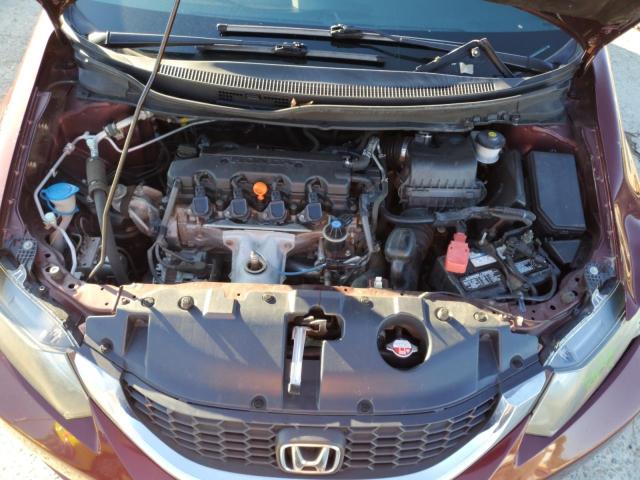 19XFB2F59FE296431 - 2015 HONDA CIVIC LX BURGUNDY photo 11