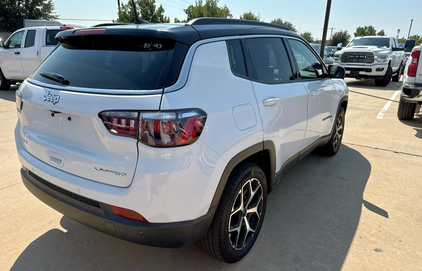 3C4NJDCNXST546294 - 2025 JEEP COMPASS LIMITED WHITE photo 4