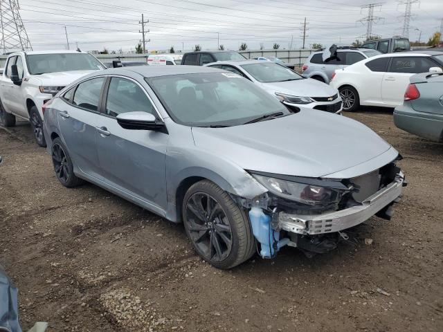 19XFC2F83ME001991 - 2021 HONDA CIVIC SPORT SILVER photo 4