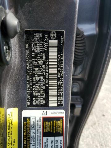 4T1BF1FK5GU551030 - 2016 TOYOTA CAMRY LE 灰色 照片 12