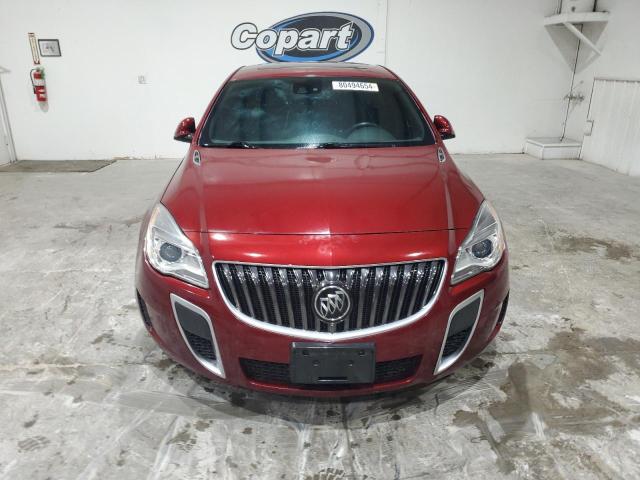 2G4GT5GX8H9112452 - 2017 BUICK REGAL GS მუქწითელი ფოტო 5