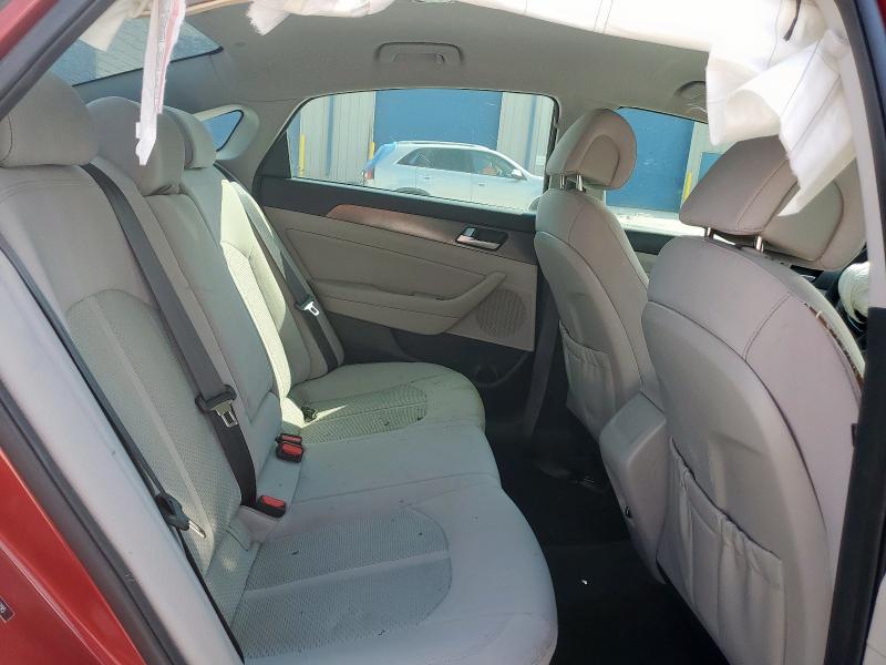 5NPE34AF2GH324295 - 2016 HYUNDAI SONATA SPORT RED photo 10