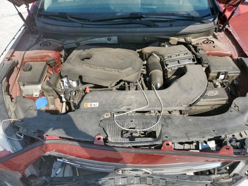 5NPE34AF2GH324295 - 2016 HYUNDAI SONATA SPORT RED photo 11