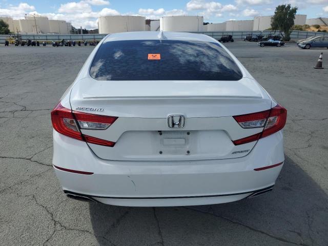 1HGCV1F37JA160394 - 2018 HONDA ACCORD SPORT WHITE photo 6