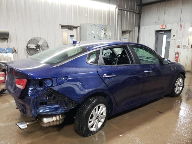 5XXGT4L33HG144493 - 2017 KIA OPTIMA LX BLUE photo 3