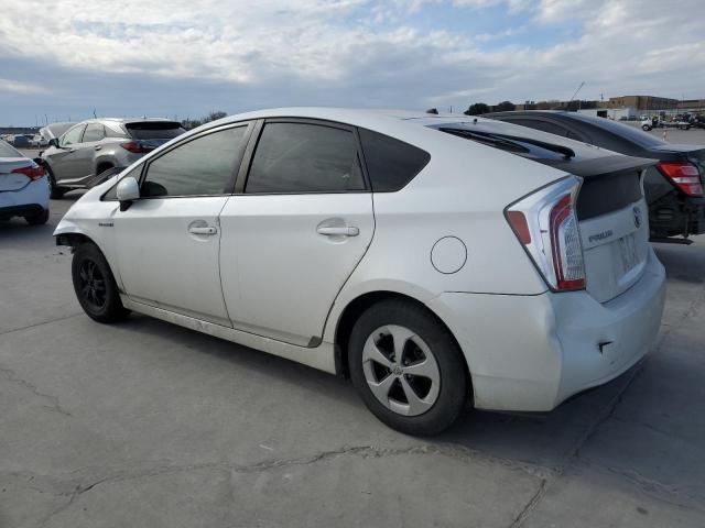 JTDKN3DU7C5455279 - 2012 TOYOTA PRIUS WHITE photo 2