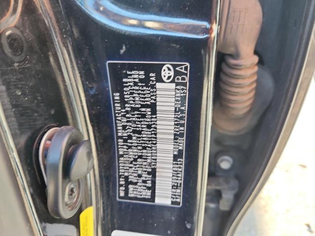 5YFBURHE4FP179384 - 2015 TOYOTA COROLLA L Սև լուսանկար 12