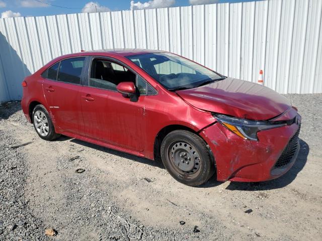 JTDEPMAE5NJ190253 - 2022 TOYOTA COROLLA LE RED photo 4