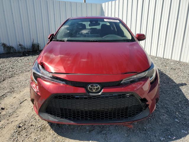 JTDEPMAE5NJ190253 - 2022 TOYOTA COROLLA LE RED photo 5