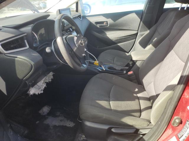 JTDEPMAE5NJ190253 - 2022 TOYOTA COROLLA LE RED photo 7