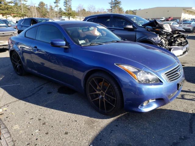 JNKCV64E68M120086 - 2008 INFINITI G37 BASE BLUE photo 4