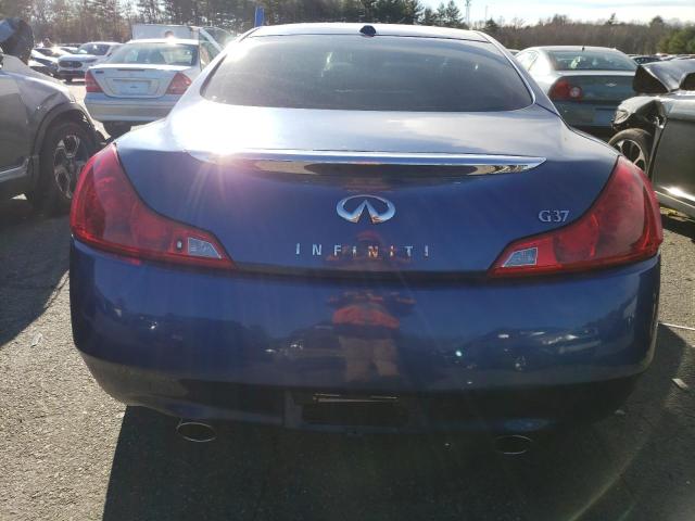 JNKCV64E68M120086 - 2008 INFINITI G37 BASE BLUE photo 6