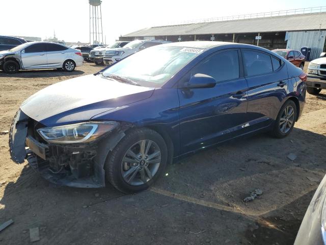 5NPD84LF2HH171588 - 2017 HYUNDAI ELANTRA SE BLUE photo 1