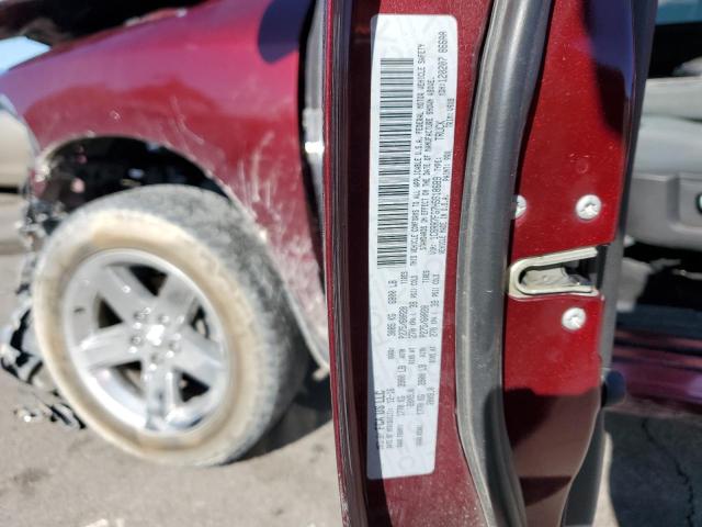 1C6RR7FG7HS618689 - 2017 RAM 1500 ST BURGUNDY photo 12