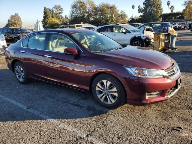 1HGCR2F34EA113629 - 2014 HONDA ACCORD LX BURGUNDY photo 4