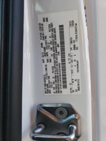 1FMCU9GX8DUD03692 - 2013 FORD ESCAPE SE WHITE photo 13