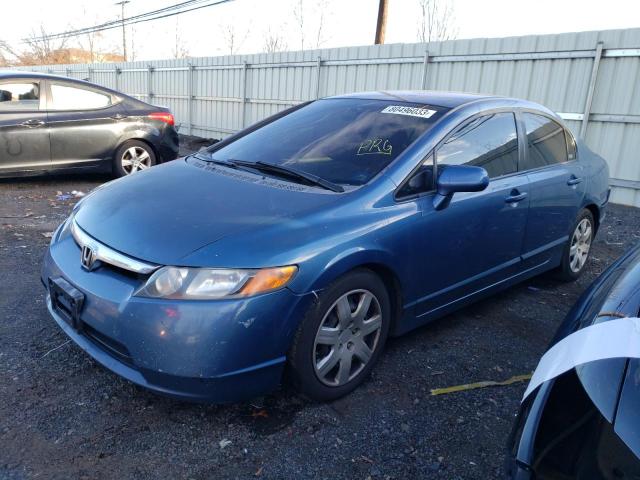 1HGFA16597L118803 - 2007 HONDA CIVIC LX BLUE photo 1