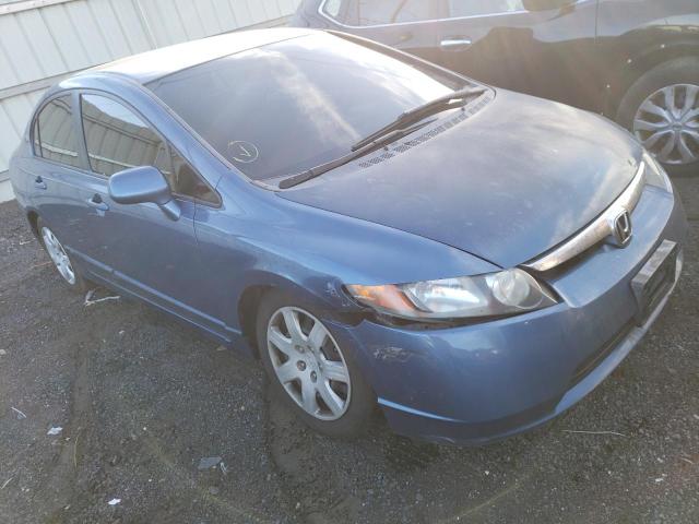 1HGFA16597L118803 - 2007 HONDA CIVIC LX BLUE photo 4