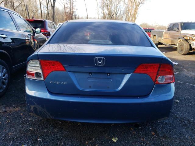 1HGFA16597L118803 - 2007 HONDA CIVIC LX BLUE photo 6