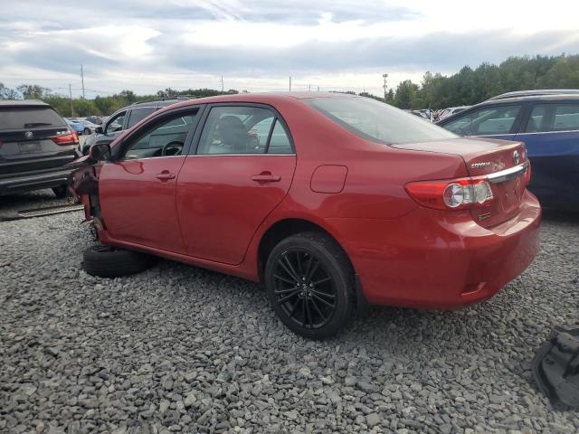 2T1BU4EE5DC937415 - 2013 TOYOTA COROLLA BASE RED photo 2