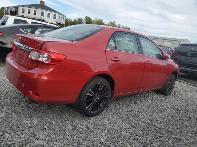 2T1BU4EE5DC937415 - 2013 TOYOTA COROLLA BASE RED photo 3