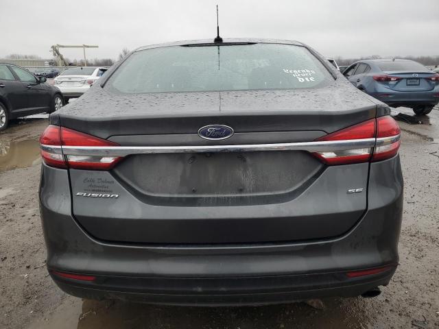 3FA6P0H76HR258905 - 2017 FORD FUSION SE GRAY photo 6