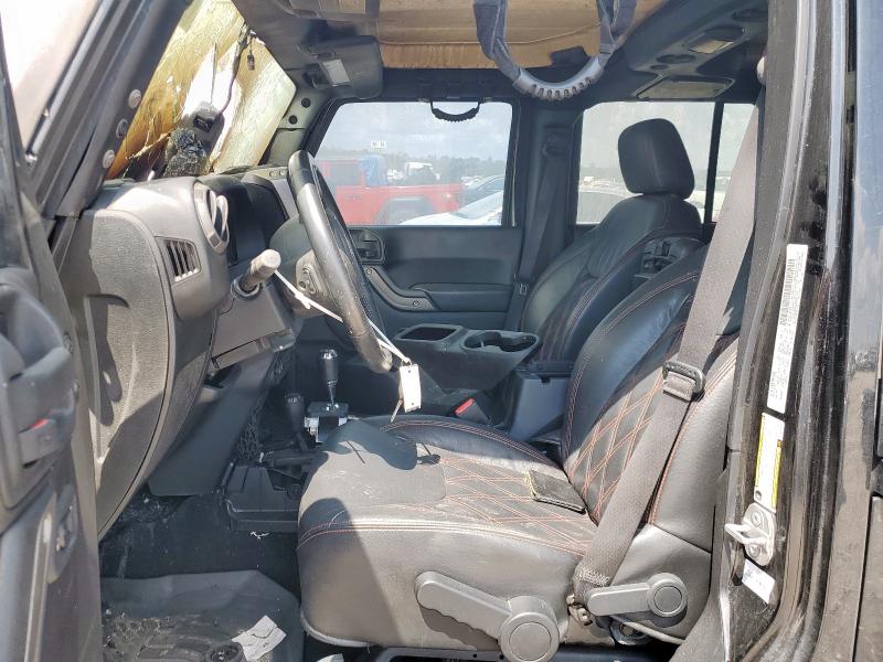 1C4BJWDGXGL202028 - 2016 JEEP WRANGLER U SPORT BLACK photo 7