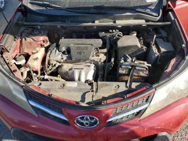 JTMRFREVXFD153937 - 2015 TOYOTA RAV4 XLE RED photo 12
