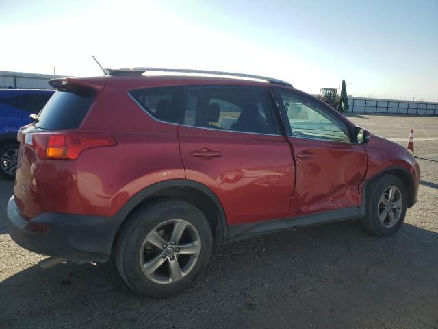 JTMRFREVXFD153937 - 2015 TOYOTA RAV4 XLE RED photo 3